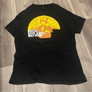 Sun Record x Elvis Graphic T Shirt